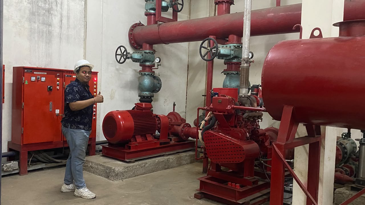 Pengadaan dan Instalasi Pompa Hydrant Mall - Cakrawala Dua Pilar