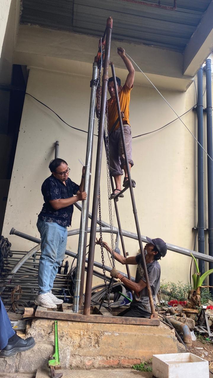 Penggalian Pompa Deep Well - Cakrawala Dua Pilar